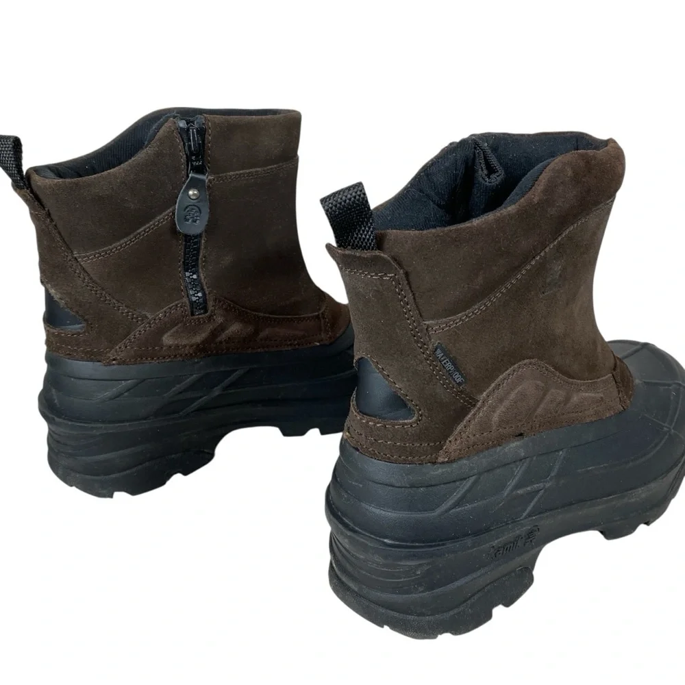 Kamik Men's Champlain 3 Winter Boots  HEAT-MX  -40 F  Pull On  Side Zippers  12W - Picture 12 of 15